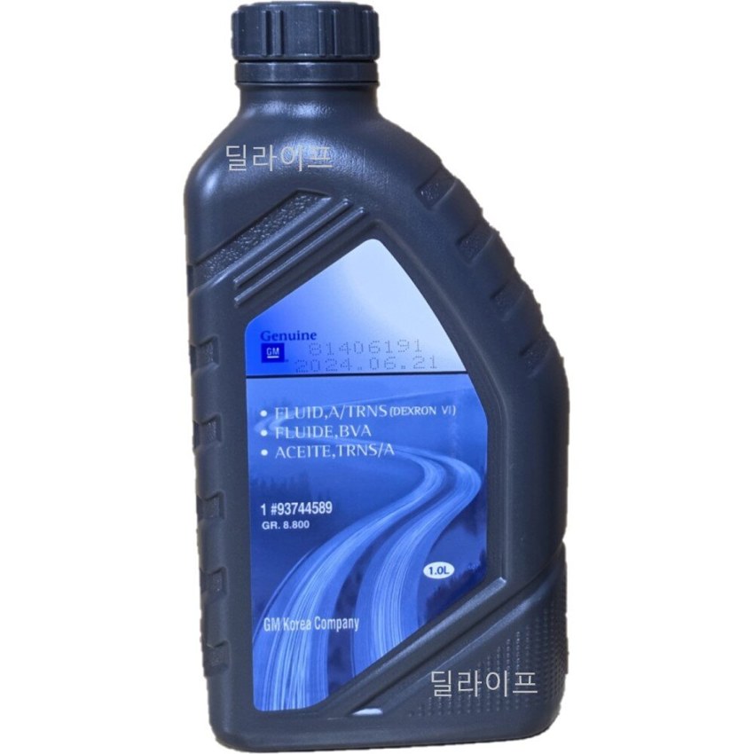 GM 쉐보레 미션오일 파워스팅어링 오일 덱스론6 1L 93744589