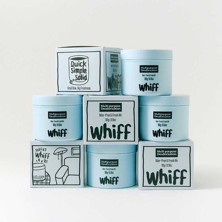 위프 탈취제 WHIFF 글래셔 블루 4개 Set 300g