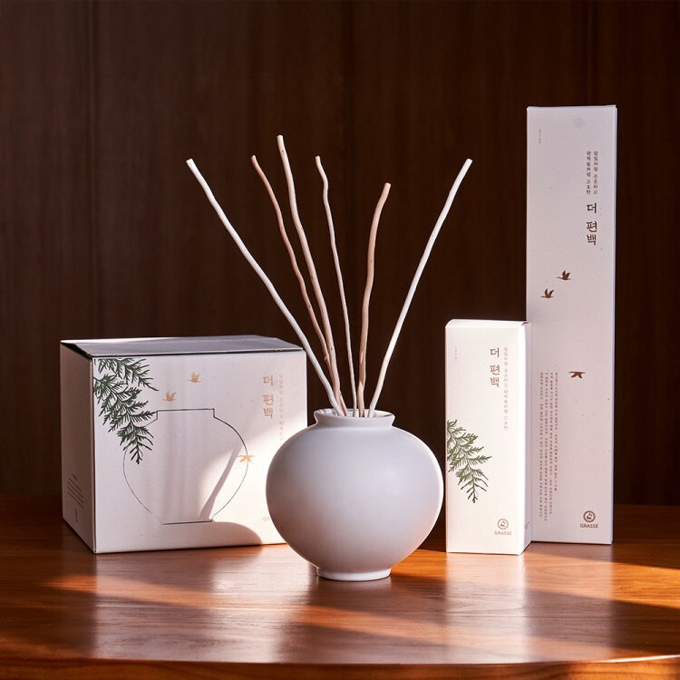 그라스 더 편백 달항아리 디퓨저 500ml