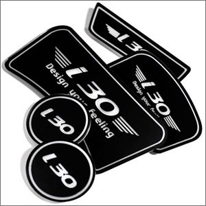 [ZiB2B] i30 전용 LED 컵홀더 콘솔 플레이트 (5pcs) [Zi0778]