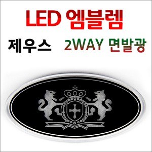 [ZiB2B] 제우스 2WAY LED 면발광 엠블럼[Zi0900]