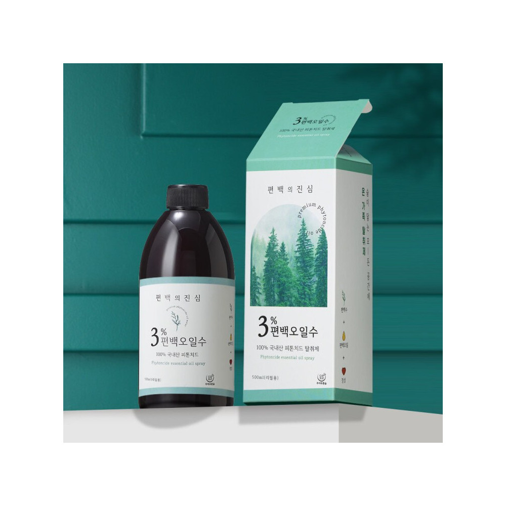 3%편백오일수 피톤치드 다용도 탈취제 500ml 리필 사진 1