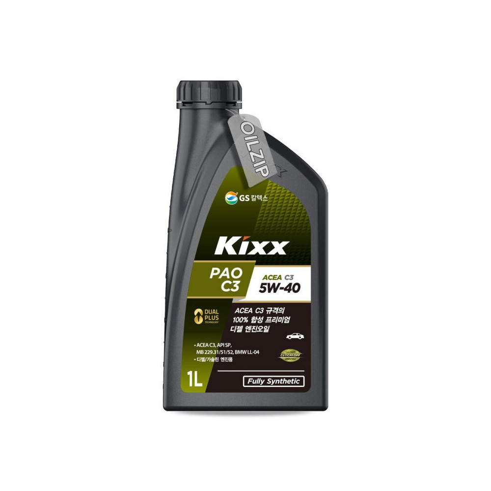 킥스 PAO C3 5W40 1리터 100%합성엔진오일 사진 1