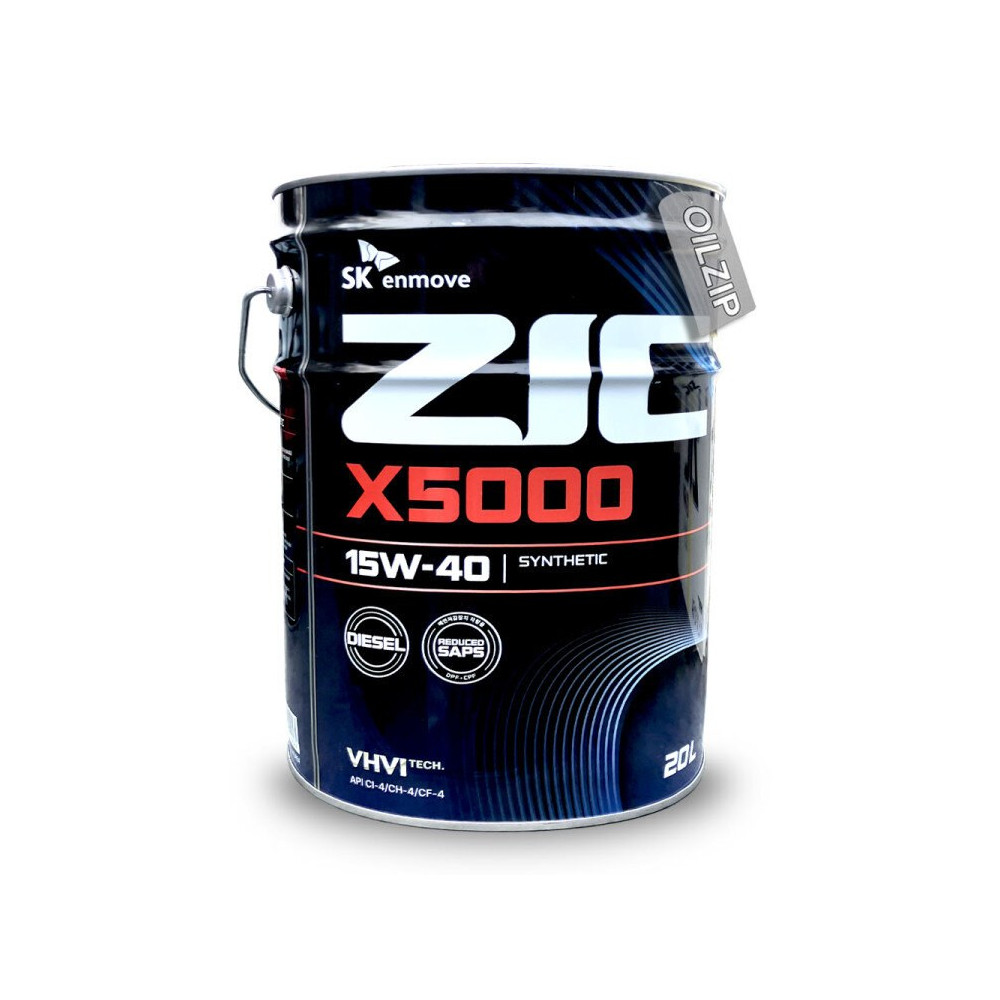 지크 X5000 15W40 20리터 사진 1