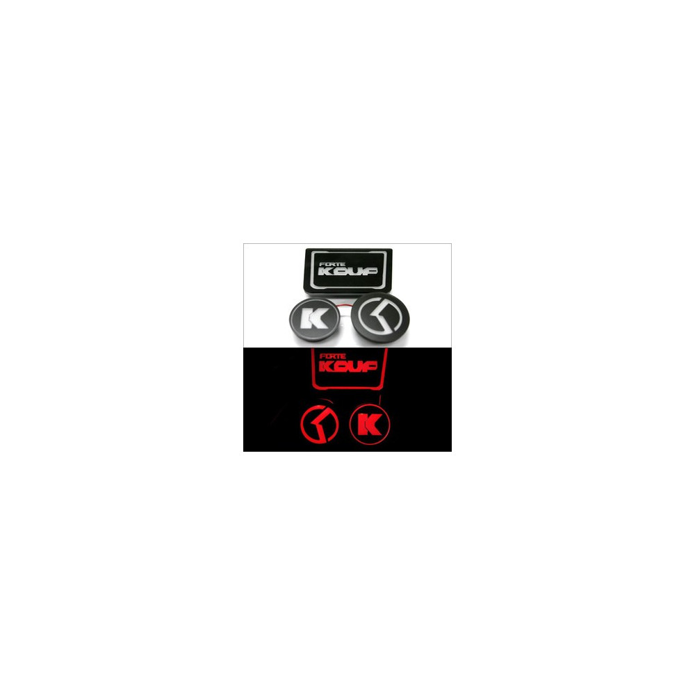[ZiB2B] 포르테 쿱 전용 LED 컵홀더 콘솔 플레이트,안티스크래치 (2pc) [Zi0757] 사진 1