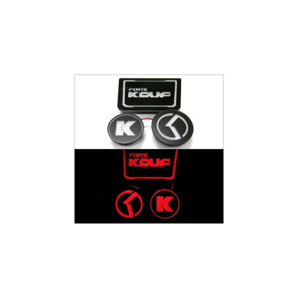 [ZiB2B] 포르테 쿱 전용 LED 컵홀더 콘솔 플레이트,안티스크래치 (2pc) [Zi0757]