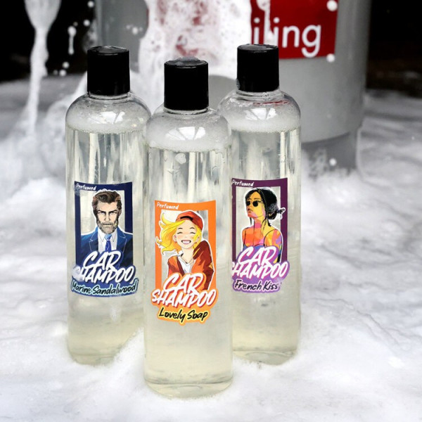 [디테일링프로] 퍼퓸드 카샴푸 중성 카샴푸 500ml 세차샴푸 폼건샴푸 고농축