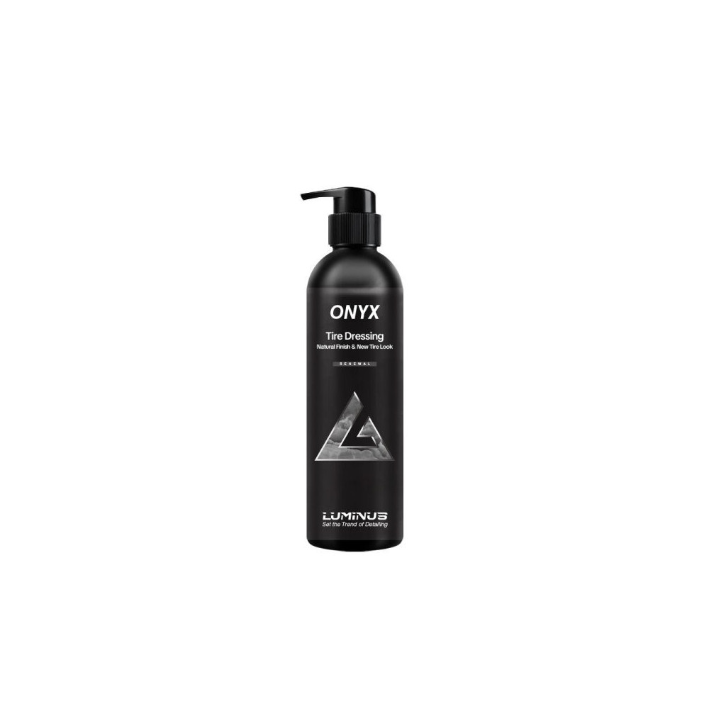 루미너스 오닉스 자동차 고무 타이어 수성 드레싱 젤 새틴 무광 코팅제 500ml 사진 1