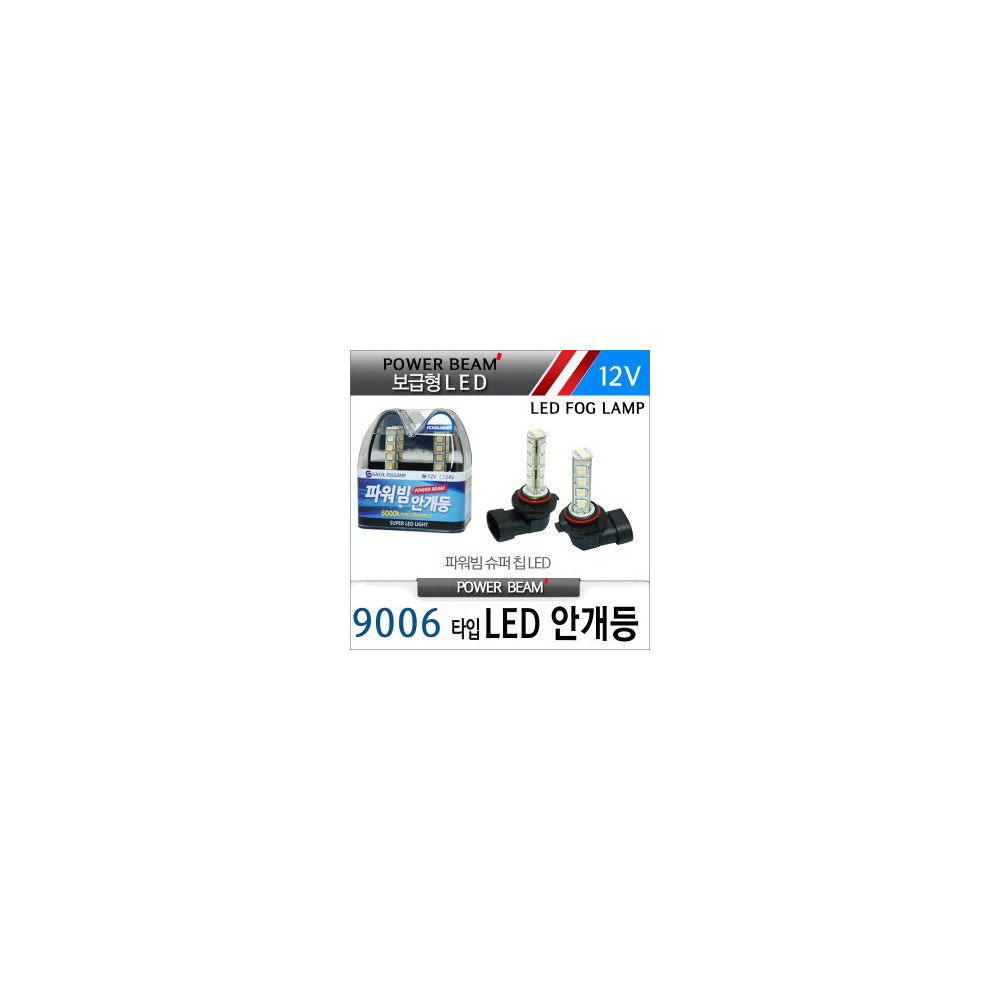 [새일] 파워빔 보급형 LED안개등 (2EA)- 9006 타입(12V), LED포그램프 사진 1