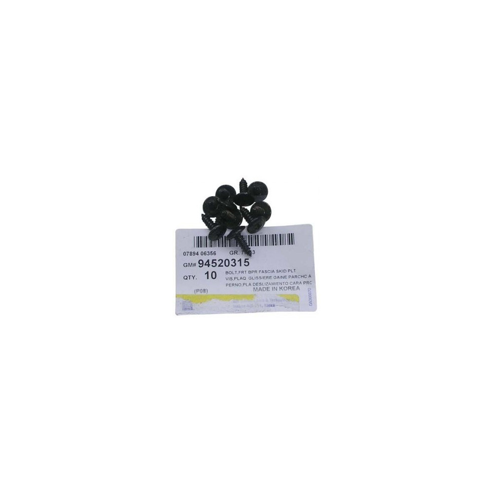 볼트,프론트 범퍼 페시아 스키드 플레이트(13mm) "10개" (품번 P94520315) 사진 1