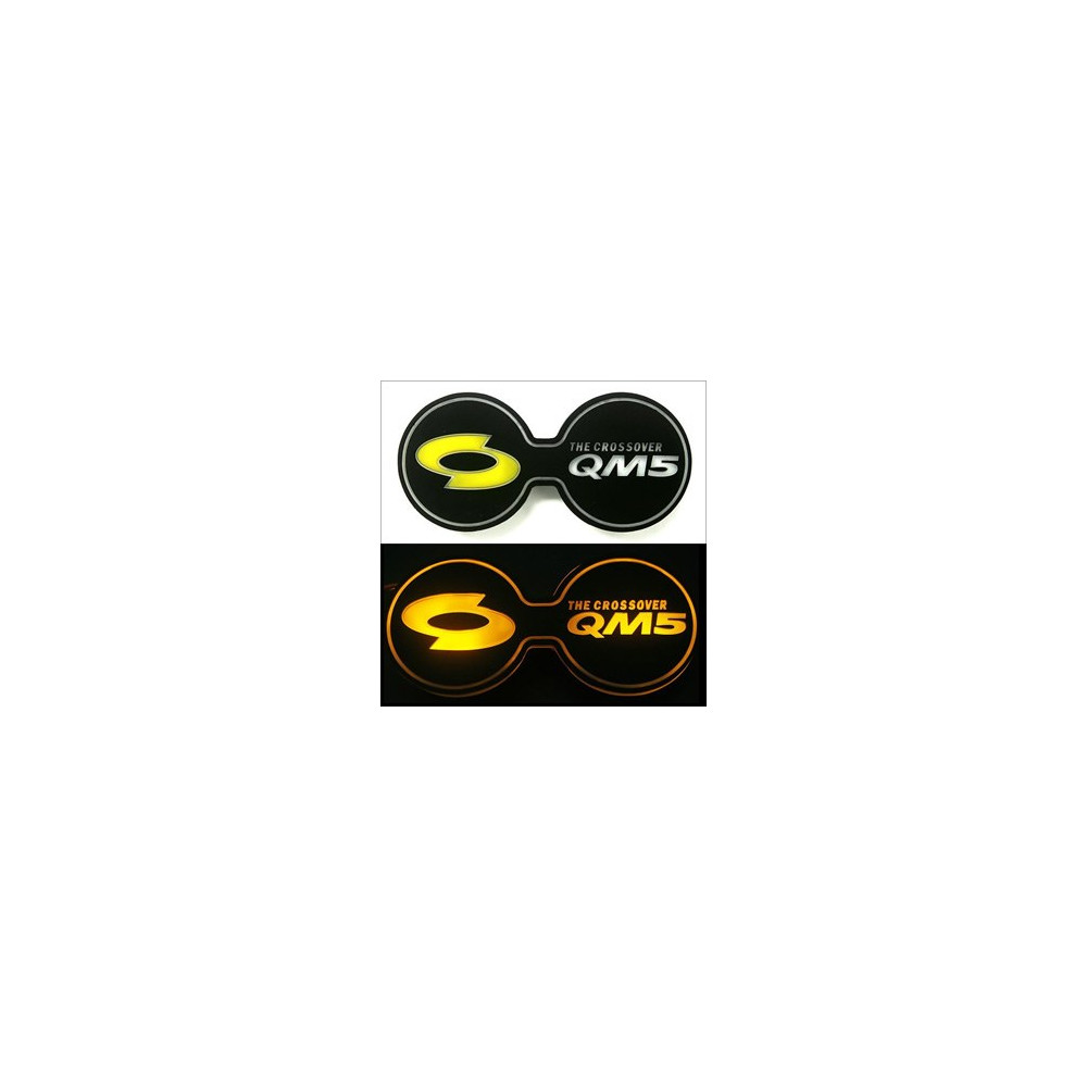 [ZiB2B] QM5 전용 LED 컵홀더 콘솔 플레이트 (1pc); [Zi0760] 사진 1
