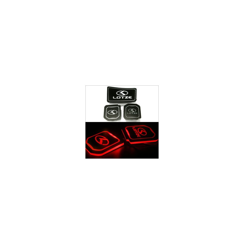 [ZiB2B] 로체 전용 LED 컵홀더 콘솔 플레이트 (3pc) [Zi0750] 사진 1