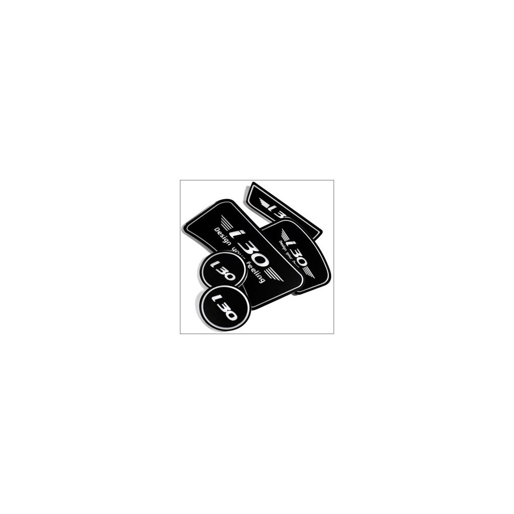 [ZiB2B] i30 전용 LED 컵홀더 콘솔 플레이트 (5pcs) [Zi0778] 사진 1