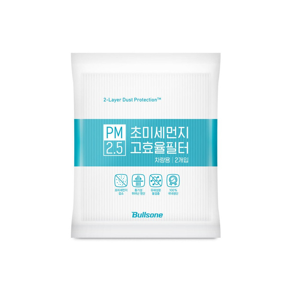 PM 2.5 초미세먼지 고효율 에어컨 필터(2개입) 사진 1